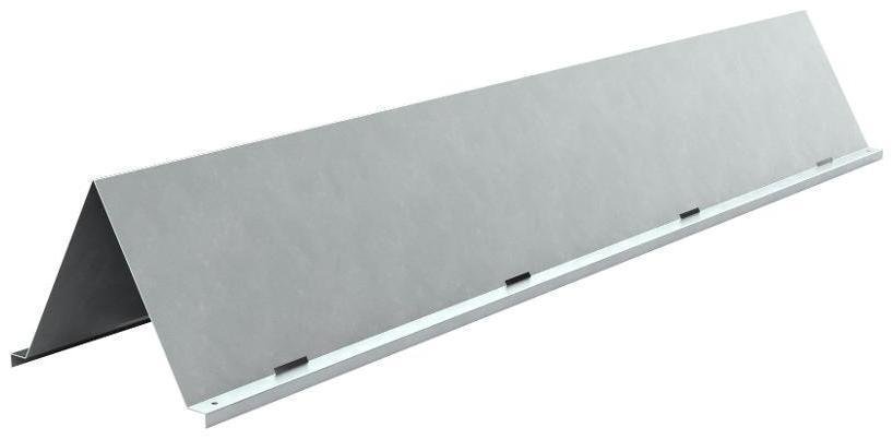 IEK CLM50D-KD-100-3000-HDZ Крышка двускатная на лоток осн. 100х3000мм HDZ [в упаковке 3, цена за 1 м]