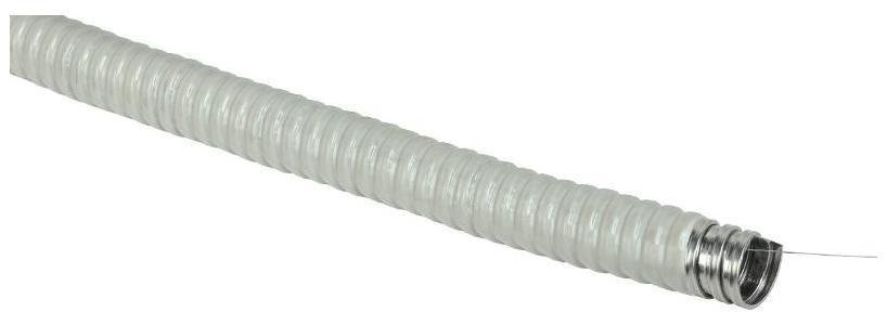 IEK CMP21-050-K41-020 Металлорукав Р3-ЦПнг-50 (20м) в ПВХ изоляции с протяжкой серый [в упаковке 20, цена за 1 м]
