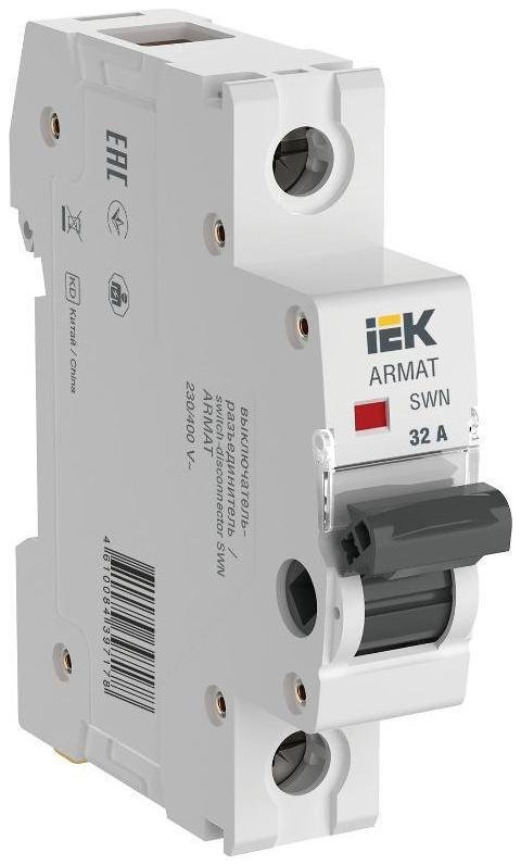 IEK AR-SWN-1-032 ARMAT Выключатель нагрузки SWN 1P 32А