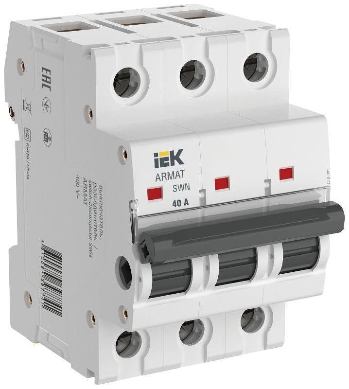 IEK AR-SWN-3-040 ARMAT Выключатель нагрузки SWN 3P 40А