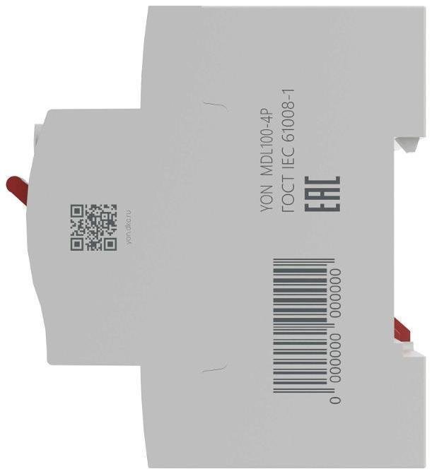 DKC MDL100-4P2-63-A Устройство защитного отключения УЗО YON MDL100 4P 63А 30mA тип A
