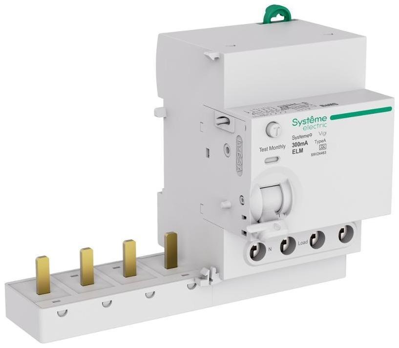 Systeme Electric S9V24463 Systeme9 Блок диф. тока (БДТ) 63A 4P 300мА Тип-A 400В
