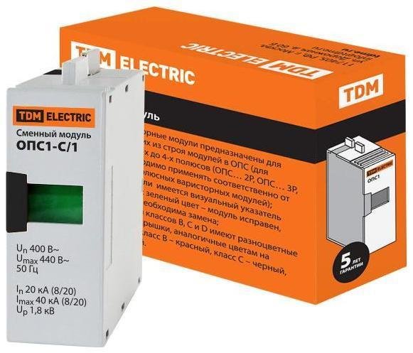 TDM electric SQ0201-0012 Модуль сменный ОПС1-C 1P