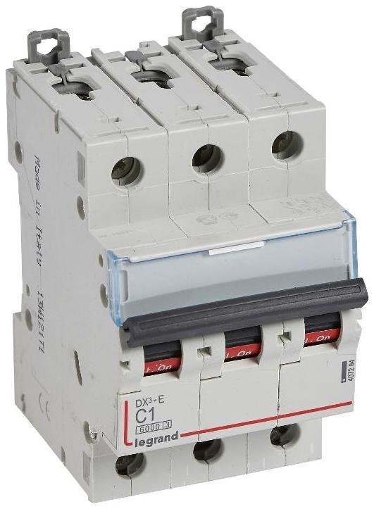 Legrand 407284 Выключатель автоматический трехполюсный DX3-E 6000 1А C 6кА