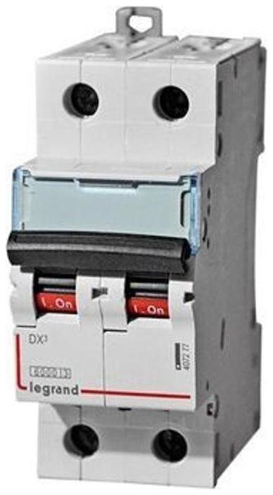 Legrand 407802 Выключатель автоматический двухполюсный DX3 6000 25А C 10кА