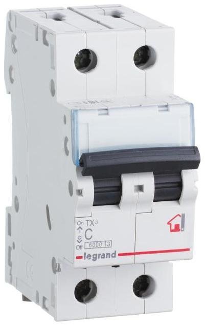 Legrand 403878 Выключатель автоматический двухполюсный TX3 6000 40А B 10кА