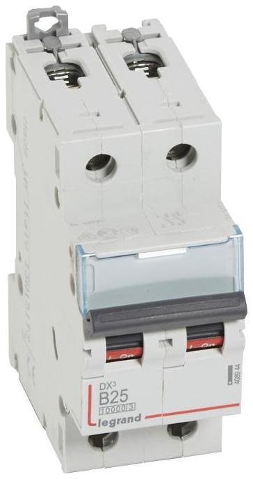 Legrand 408944 Выключатель автоматический двухполюсный DX3 10000 25А B 16кА