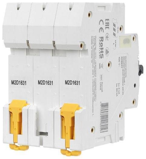 IEK AR-M10N-3-D016 Выключатель автоматический трехполюсный M10N 3P D 16А 10кА ARMAT