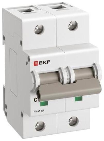 EKF mcb47125-2-25C Выключатель автоматический ВА 47-125 2P 25А (C) 15кА PROXIMA [в упаковке 36, цена за 1 шт]