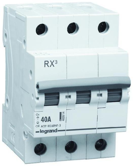 Legrand 419413 RX3 Выключатель-разъединитель 63А 3П