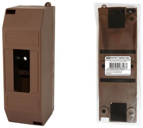 TDM electric SQ0907-0401 Бокс пластиковый навесной КМПн 1/2 для наружной установки IP20 "ЭКО" (бук) инд. штрихкод, (ВхШхГ) 217х239х421мм| SQ0907-0401