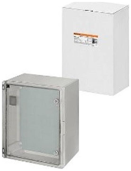 TDM electric SQ0933-0210 Бокс пластиковый навесной ЩМП-0-10, прозр. крышка, ABS, IP65, от -45 до +75 °С (500x350x220)