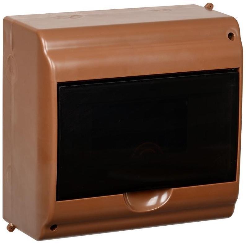 IEK MKP42-N-09-31-02-D Корпус пластиковый навесной на 9 модулей КМПн 2/9-2 180х188х96мм IP31 дуб с прозрачной крышкой KREPTA 3