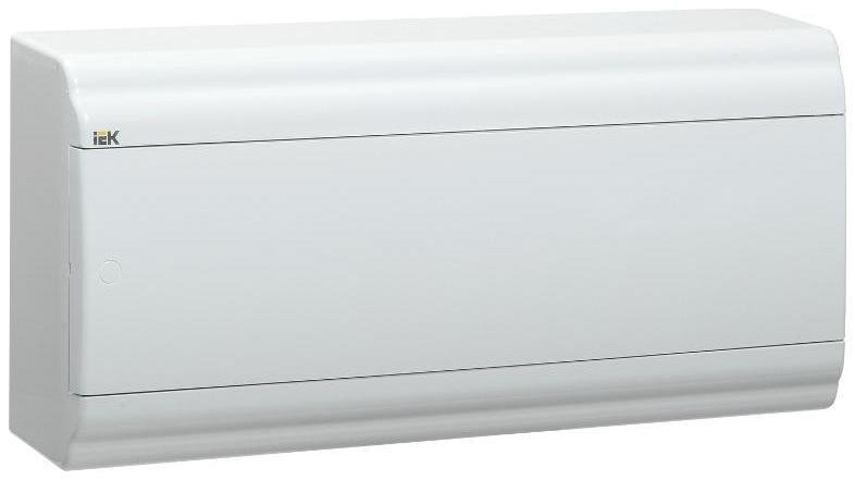 IEK MKP82-N-18-WD-41-10 Корпус пластиковый навесной на 18 модулей ЩРН-П-18 IP41 (190х398х100мм) PRIME белая дверь [в упаковке 10, цена за 1 шт]