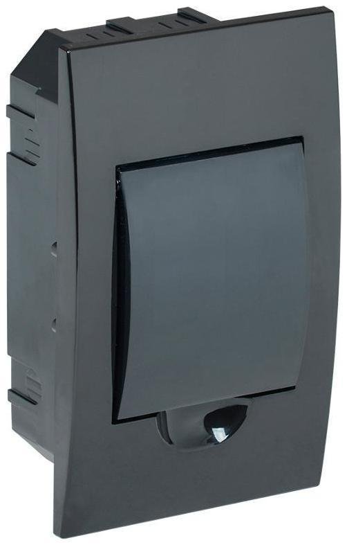 IEK MKP12-V-04-41-K02 Корпус пластиковый встраиваемый на 4 модуля ЩРВ-П-4 IP41 черный KREPTA 3
