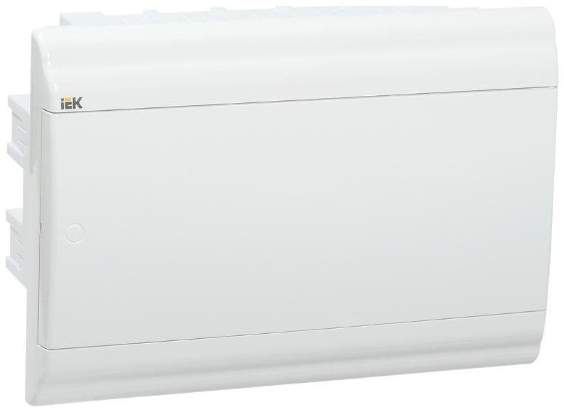 IEK MKP82-V-12-WD-41-10 Корпус пластиковый встраиваемый на 12 модулей ЩРВ-П-12 IP41 (210х306х102мм) PRIME белая дверь [в упаковке 10, цена за 1 шт]