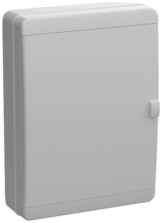 IEK TF5-KP73-N-54-65-K03-K03 Корпус пластиковый навесной на 54 модулей КМПн-54 IP65 серый непрозрачная дверь TEKFOR