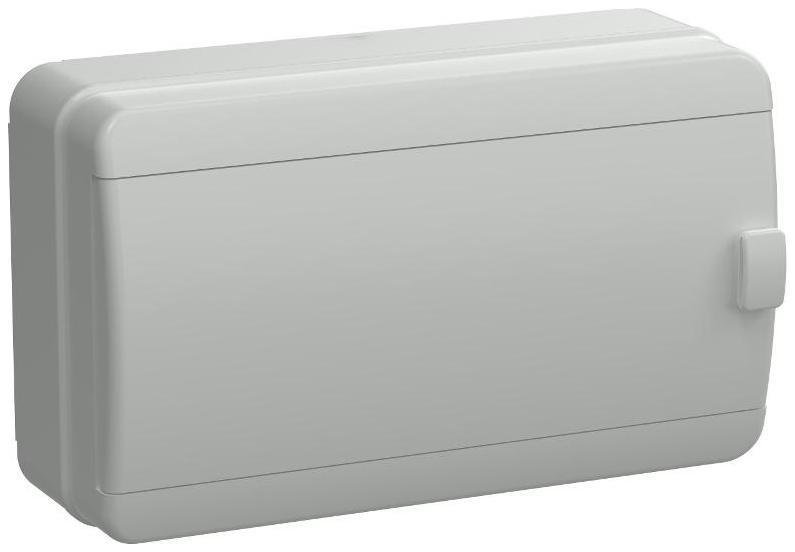 IEK TF5-KP73-N-12-65-K03-K03 Корпус пластиковый навесной на 12 модулей КМПн-12 IP65 серый непрозрачная дверь TEKFOR [в упаковке 4, цена за 1 шт]