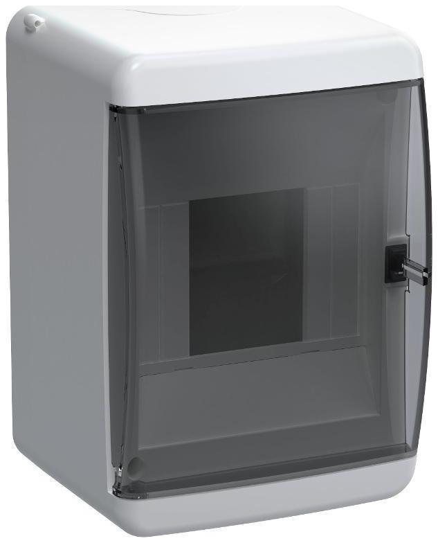 IEK TFM-KP73-N-04-41-K01-K01 Корпус пластиковый навесной на 4 модуля КМПн-4 IP41 белый TEKFOR Mini [в упаковке 12, цена за 1 шт]