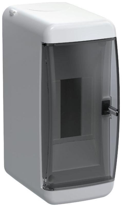 IEK TFM-KP73-N-02-41-K01-K01 Корпус пластиковый навесной на 2 модуля КМПн-2 IP41 белый TEKFOR Mini [в упаковке 12, цена за 1 шт]