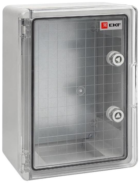 EKF PBT65MP010 Щит пластиковый с монтажной платой прозрачная дверь (ВхШхГ) 800х600х260мм IP65 PROxima