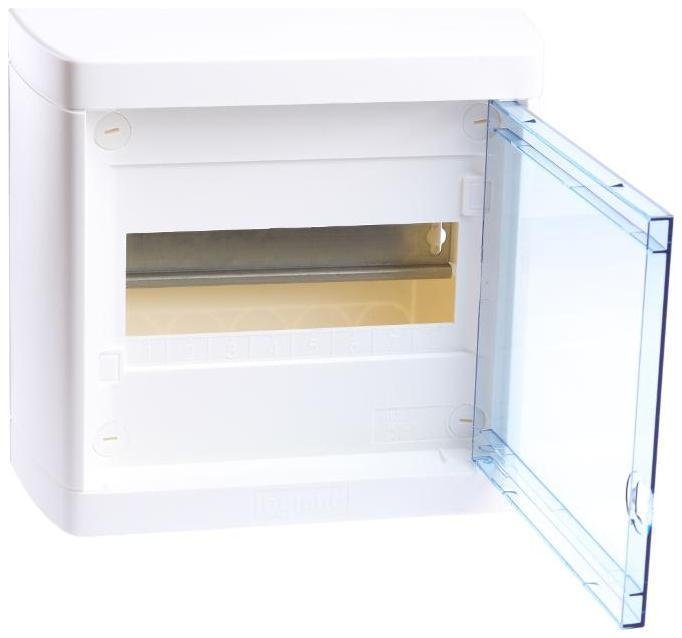 Legrand 601245 Шкаф навесной Nedbox 8М, прозрачная дверь