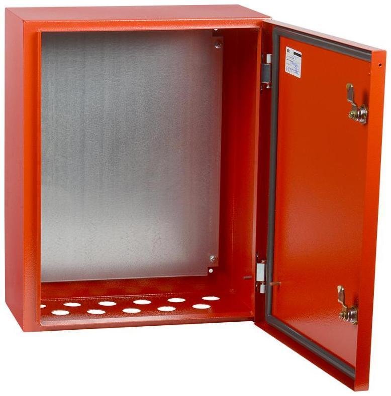 IEK IND-YKM40-03-54 Щит с монтажной панелью ЩМП-3-0 У2 IP54 RAL 3020 (650х500х220мм)