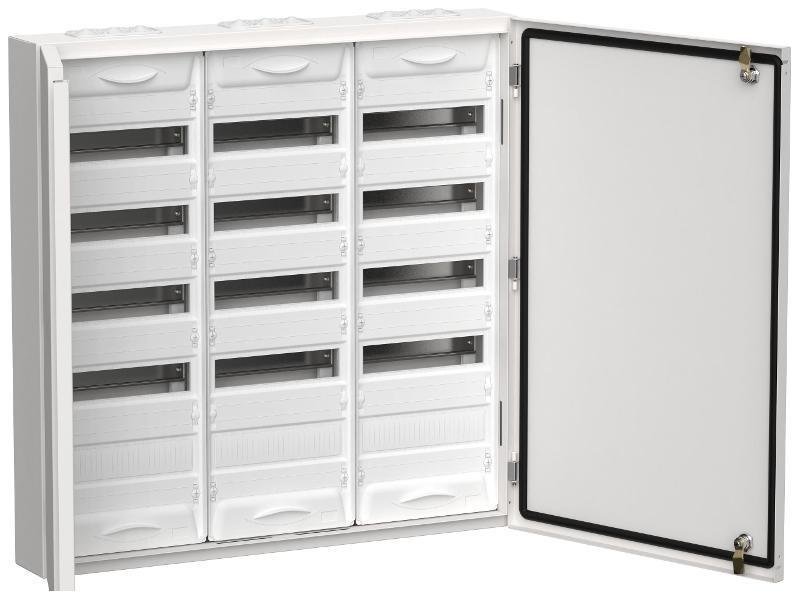 IEK TI5-50-N-3X060-54 TITAN 5 Корпус металлический ЩРн-180 (3х60) 835х830х140мм IP54 белый (две двери)