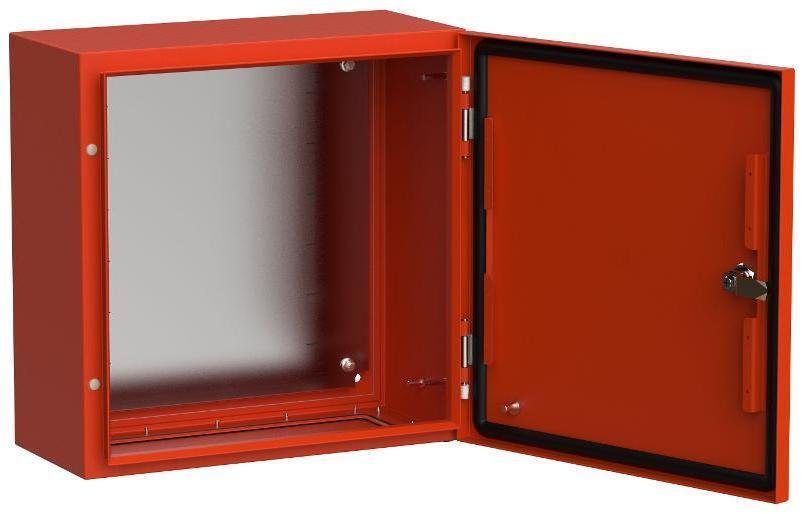 IEK TI5-13-N-040-040-020-66 TITAN 5 Корпус металлический ЩМП-40.40.20 УХЛ1 IP66 RAL3020 красный