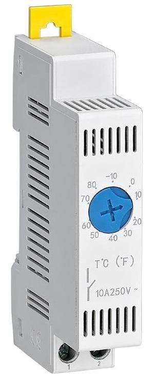 DKC R5MTHNO Термостат модульный с регулируемым диапазоном температуры -10…+80°C, NO-контакт