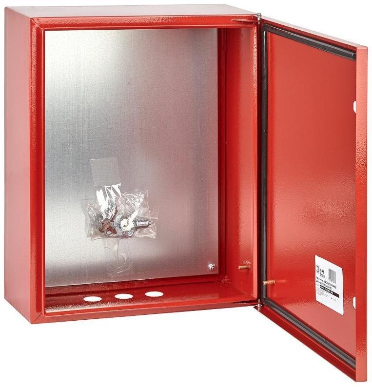 Эра Б0047704 Корпус металлический SIMPLE ЩМПг-06 (500х400х175) IP54 У2 красный RAL 3000