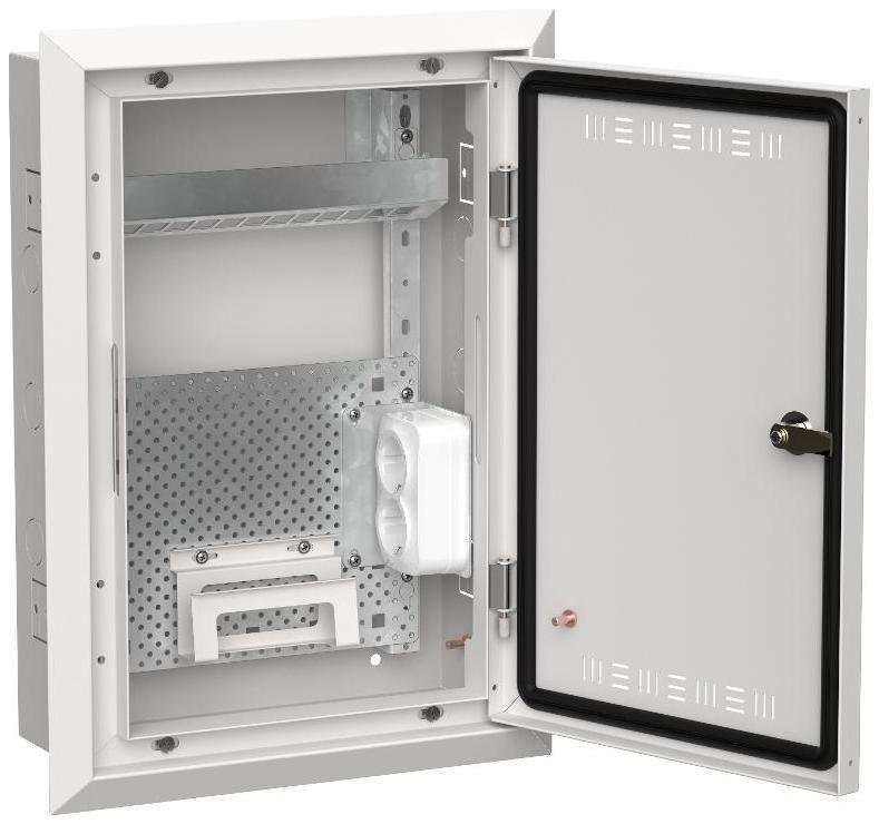 IEK TI5-51-V-024-30 TITAN 5 Корпус мультимедиа ЩРв-24 (1х24) белый