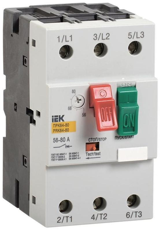 IEK DMS22-63 Пускатель ручной кнопочный ПРК64-63 In=64A Ir=40-63A Ue 660В