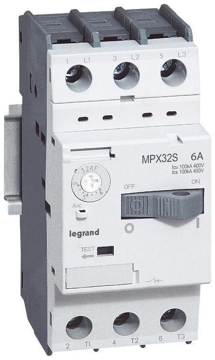 Legrand 417315 Автоматический выключатель для защиты электродвигателей MPX3 T32S 32A 15kA