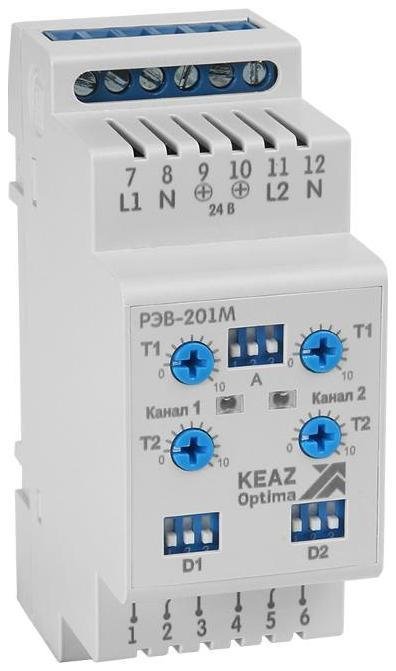 КЭАЗ 114067 Реле времени OptiDin РЭВ-201М-У3.1
