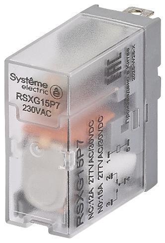 Systeme Electric RSXG15P7 Реле 12A 1CO 230VAC