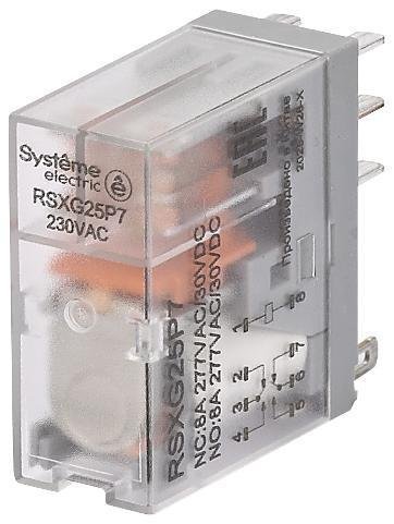 Systeme Electric RSXG25P7 Реле 8A 2CO 230VAC