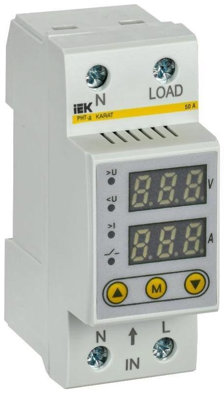 IEK IVC21-1-50 Реле напряжения и тока РНТ-д однофазное 36мм 50А