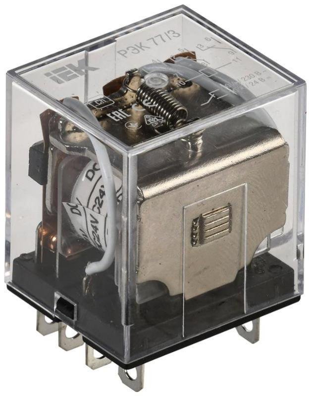 IEK RRP10-3-10-024D Реле РЭК77/3(LY3) 10А 24В DC [в упаковке 20, цена за 1 шт]