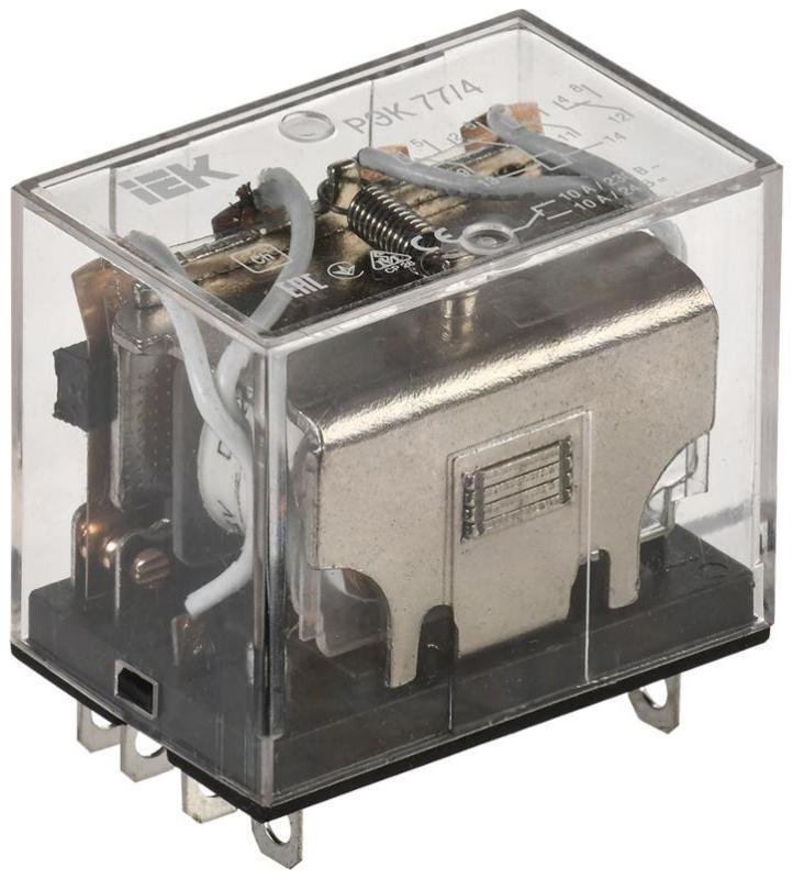 IEK RRP10-4-10-024D Реле РЭК77/4(LY4) 10А 24В DC [в упаковке 20, цена за 1 шт]