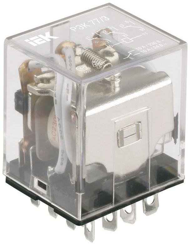 IEK RRP10-4-10-024D-LED Реле РЭК77/4(LY4) с индикацией 10А 24В DC [в упаковке 20, цена за 1 шт]