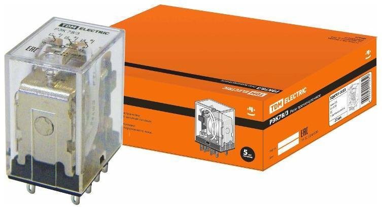 TDM electric SQ0701-0033 Реле РЭК78/3 5А 12В DC [в упаковке 20, цена за 1 шт]