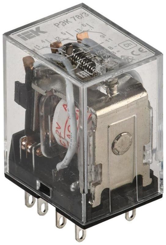 IEK RRP20-3-05-012A Реле РЭК78/3(MY3) 5А 12В АC