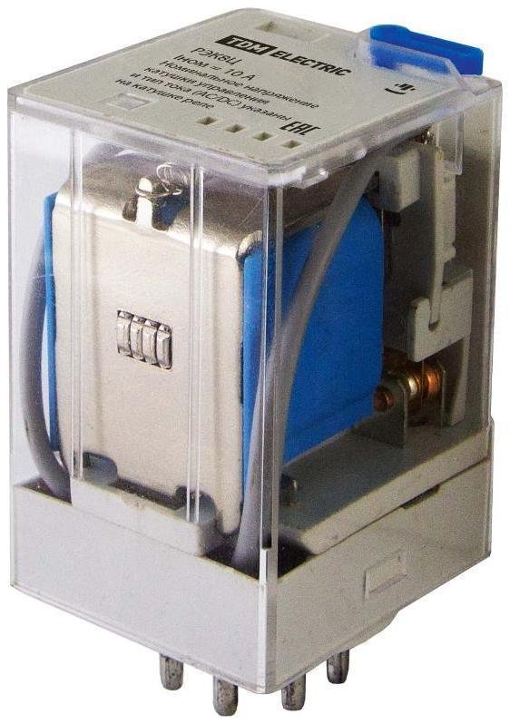 TDM electric SQ0701-0101 Реле РЭК8Ц/2 10А 12В AC (без разъема Р8Ц арт. SQ1503-0019) [в упаковке 10, цена за 1 шт]