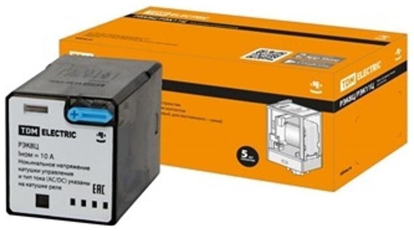 TDM electric SQ0701-0107 Реле РЭК11Ц/3 10А 12В DC (без разъема Р11Ц арт. SQ1503-0041) [в упаковке 10, цена за 1 шт]