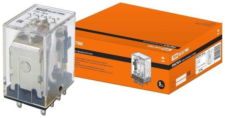 TDM electric SQ0701-0042 Реле РЭК78/4 3А 36В AC [в упаковке 20, цена за 1 шт]