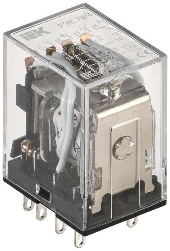 IEK RRP20-4-03-012D Реле РЭК78/4(MY4) 3А 12В DC [в упаковке 20, цена за 1 шт]