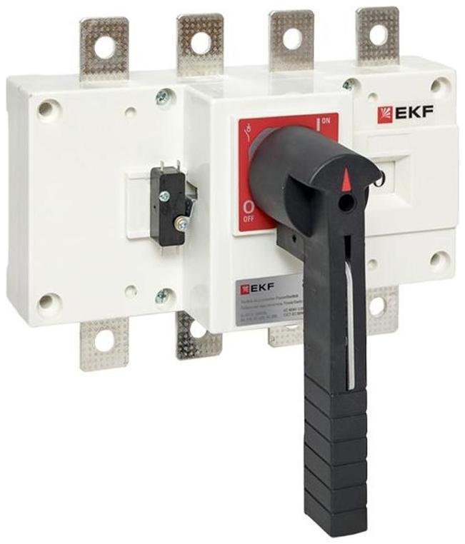 EKF psds-250-4 Рубильник-выключатель 250A 4P c рукояткой управления для прямой установки PowerSwitch