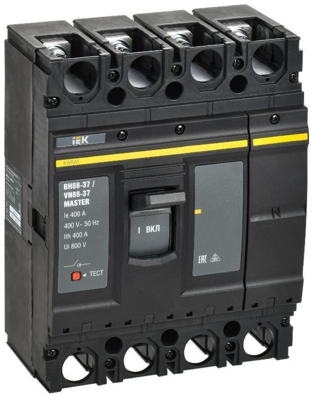 IEK KAM-VN40-4-0400 KARAT MASTER Выключатель-разъединитель ВН88-37 4P 400А