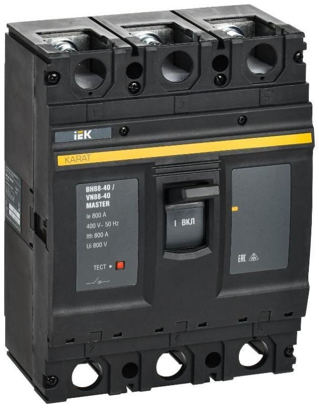 IEK KAM-VN60-3-0800 KARAT MASTER Выключатель-разъединитель ВН88-40 3P 800А